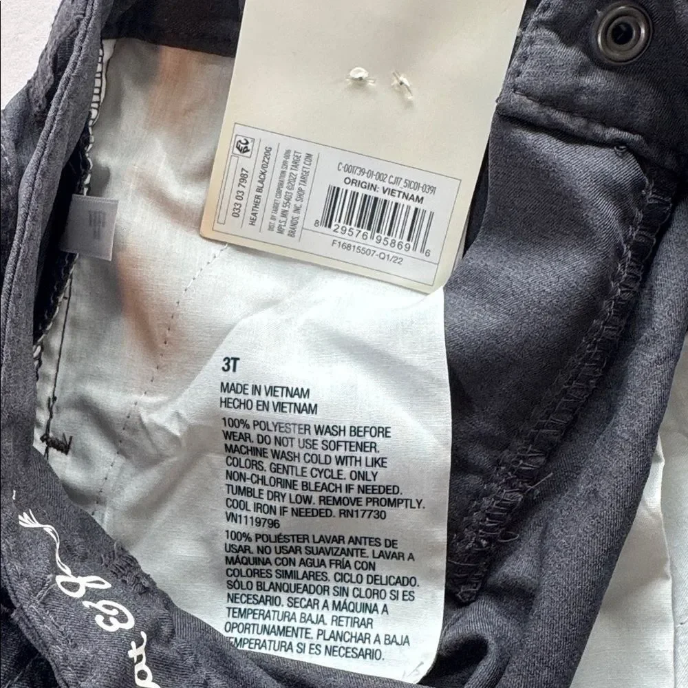 Cat & Jack Kids Heather Black Shorts Size 3T